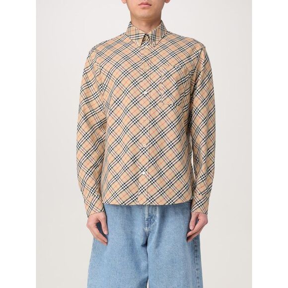 Burberry Shirt Men Sand